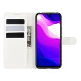 Peňaženkové kožené puzdro na Xiaomi Mi 10 Lite - white