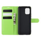 Peňaženkové kožené puzdro na Xiaomi Mi 10 Lite - green