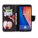 Peňaženkové puzdro Kiss My Ass na Huawei Mate 10 Lite