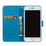 Peňaženkové puzdro Blue Flower na iPhone 6 Plus