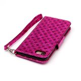 Peňaženkové puzdro Strap na iPhone 7 / iPhone 8 - rúžová