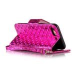 Peňaženkové puzdro Strap na iPhone 7 / iPhone 8 - rúžová