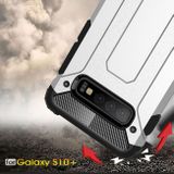 Tough armor kryt na Samsung Galaxy S10 PLUS - Strieborná