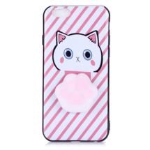 3D kryt na iPhone 6 Plus/ 6S Plus Pink Cat Claw