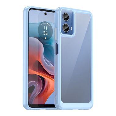 Akrylový kryt Colorful na Motorola Moto G34 5G - Modrá