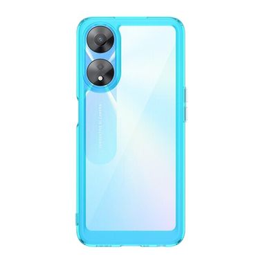 Akrylový kryt Colorful na Oppo A58 5G - Priehľadná modrá
