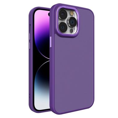 Akrylový kryt Edge na iPhone 15 - Tmavo fialová