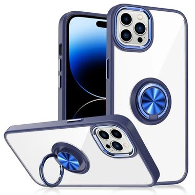 Akrylový kryt HOLDER na iPhone 14 Pro Max - Modrá