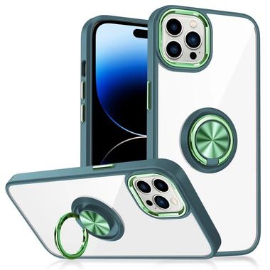 Akrylový kryt HOLDER na iPhone 14 Pro Max - Zelená