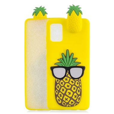 Gumený kryt 3D na Samsung Galaxy A41 - Pineapple