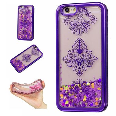 Gumený kryt 3D Purple na iPhone 6/6S