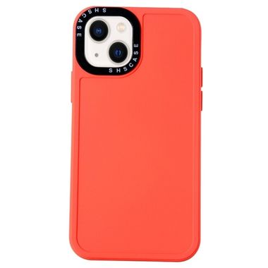 Gumený kryt BLACK LENS na iPhone 14 - Oranžová