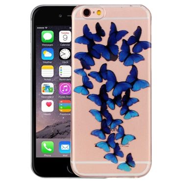 Gumený kryt Blue Butterflies na iPhone 6