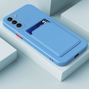Gumený kryt CARD na Samsung Galaxy S21 FE - Sky Blue