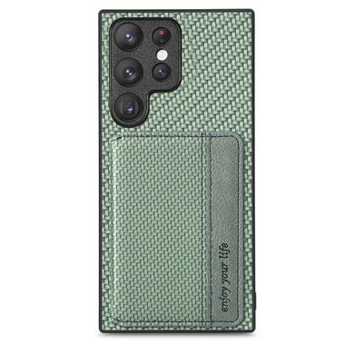 Gumený kryt CARD na Samsung Galaxy S23 Ultra 5G - Zelená