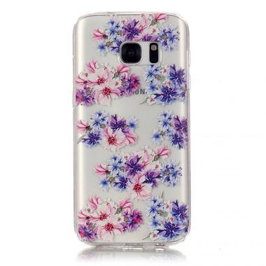 Gumený kryt Color flowers na Samsung Galaxy S7