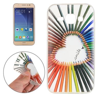 Gumený kryt Color Pemcil na Samsung Galaxy J5