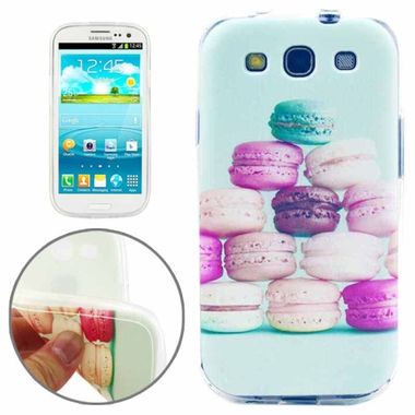 Gumený kryt Colorful Cookies na Samsung Galaxy S3