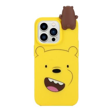 Gumený kryt CORTOON na iPhone 14 Pro Max - Happy Bear