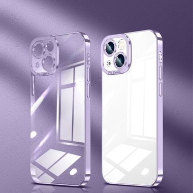 Gumený kryt Crystal na iPhone 13 Mini - Light Purple
