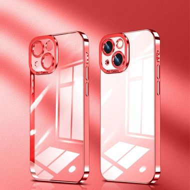 Gumený kryt Crystal na iPhone 13 Mini - Ruby Red
