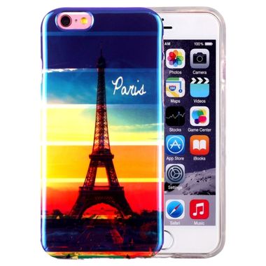 Gumený kryt Eiffel Tower na iPhone 6