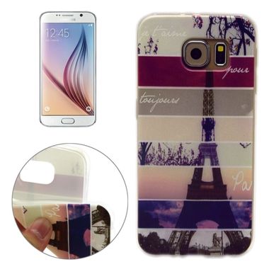 Gumený kryt Eiffel Tower na Samsung galaxy S6