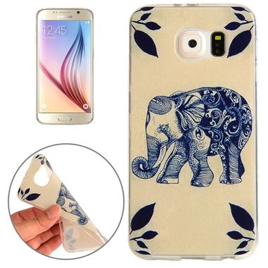 Gumený kryt Elephant and Bird na Samsung Galaxy S6