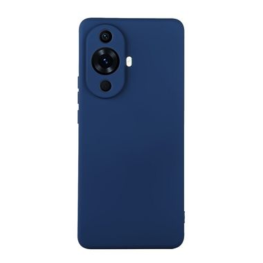 Gumený kryt ENKAY Liquid Color Film na Huawei Nova 11 – Tmavo modrá