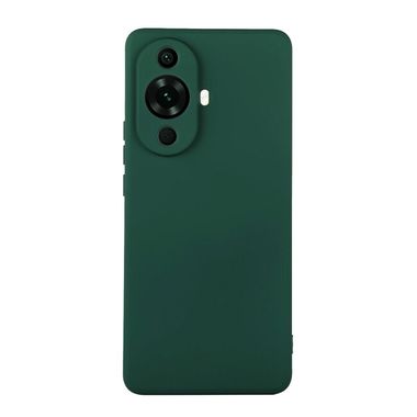 Gumený kryt ENKAY Liquid Color Film na Huawei Nova 11 – Tmavo zelená