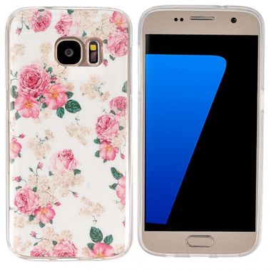 Gumený kryt Flower na Samsung Galaxy S7