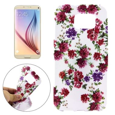 Gumený kryt Flowers na Samsung Galaxy S7 Edge