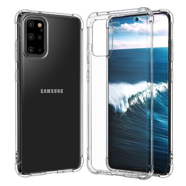 Gumený kryt Four-Corner Anti-Drop Ultra-Thin Transparent na Samsung Galaxy S20