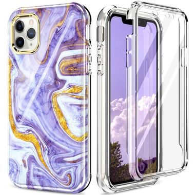 Gumený kryt Full body na iPhone 11 Pro Max - Marble