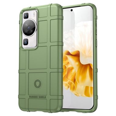Gumený kryt Full Coverage na Huawei P60 Pro - Army Green