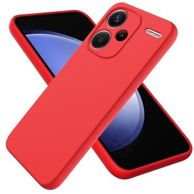 Gumený kryt Global Solid na Xiaomi Redmi Note 13 Pro+ - Červená