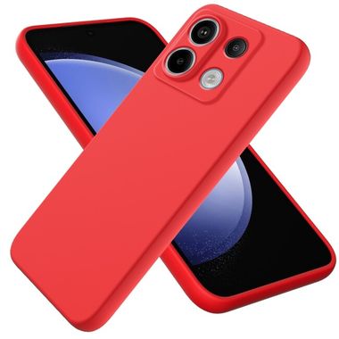 Gumený kryt Global Solid na Xiaomi Redmi Note 13 Pro - Červená