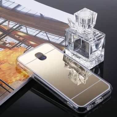Gumený kryt Gold galvanické zrkadlona Samsung Galaxy J3(2017)
