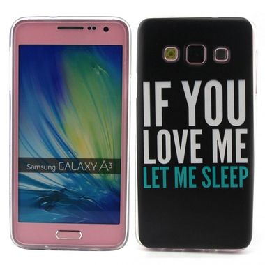 Gumený kryt If you Love na Samsung Galaxy A3