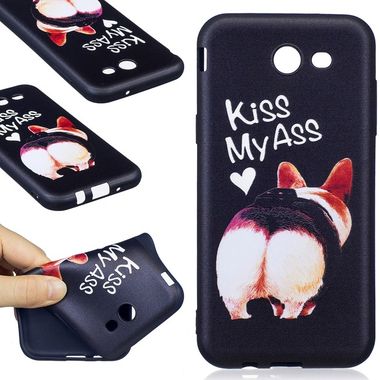 Gumený kryt Kiss My Ass na Samsung Galaxy J3(2017)