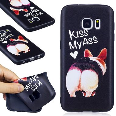 Gumený kryt Kiss My Ass na Samsung Galaxy S7 -