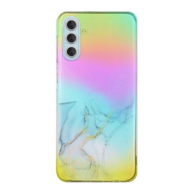 Gumený kryt Laser Marble na Samsung Galaxy A05s - Šedá