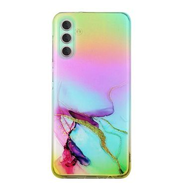 Gumený kryt Laser Marble na Samsung Galaxy A05s - Zelená