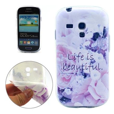 Gumený kryt LIFE IS BEAUTIFUL na Samsung Galaxy S3 mini