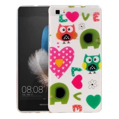 Gumený kryt Love Owls na Huawei P8 Lite