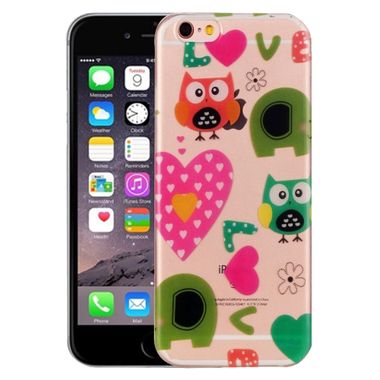 Gumený kryt Love Owls na iPhone 6