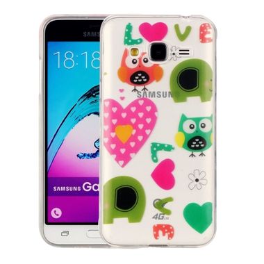 Gumený kryt Love Owls na Samsung Galaxy J3(2016)