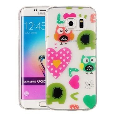 Gumený kryt Love Owls na Samsung Galaxy S6 edge