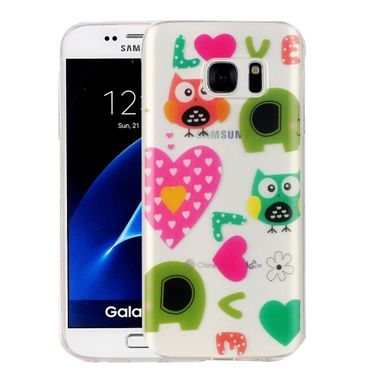 Gumený kryt Love Owls na Samsung Galaxy S7