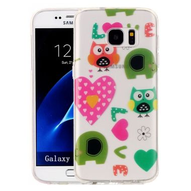 Gumený kryt Love Owls na Samsung Galaxy S7 Edge